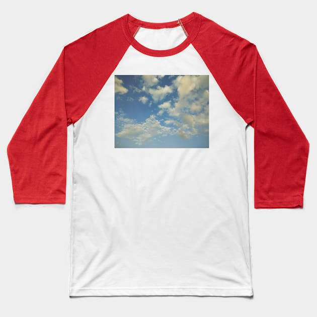 Sky Baseball T-Shirt by MANALI